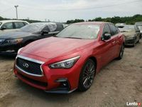 używany Infiniti Q50 2019, 3.0L, Red Sport, porysowany lakier