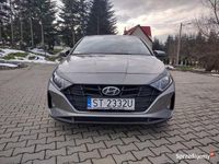 używany Hyundai i20 2021r. 1.2 benz. salon Polska, gwarancja producenta do 2027r