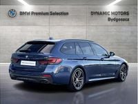 Używany BMW 530 Shadowline 252 KM (185 kW) 2021 Niebieski phytonic metalizowany Kombi