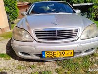 używany Mercedes S320 W220 2001 żółte tablice, Wjazd do stref