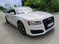 Używany Audi A8 409 KM (300 kW) 2018 Biały (metalik, perła) Sedan/Limuzyna