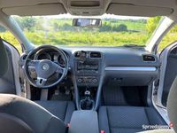 używany VW Golf VI biały 1,6 TDI. 105 KM