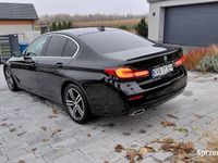 Używany BMW 518 150 KM (110 kW) 2021 Czarny Sedan/Limuzyna