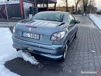 używany Peugeot 206 CC 2006 r 1.6 8v cabrio ładny