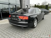 używany Audi A8 podgrz. kier + fotele, masaż, BALAO, went. fot., ro…