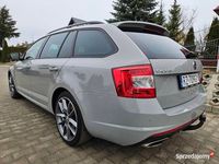 używany Skoda Octavia RS 2015, 2.0 TSI 220 KM, pełna historia serwisowa, hak