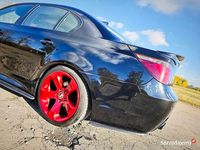 używany BMW 525 E60 D 2004r czarny anglik, groźny i nie do przeoczenia!