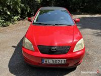 Używany Toyota Corolla 98 KM (72 kW) 2003 Czerwony Hatchback