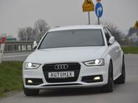 używany Audi A4 2.0TDI 3xSLine nawi gwarancj przebiegu półskóra bik…