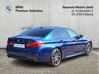 Używany BMW 530 Shadowline 265 KM (194 kW) 2019 Mediterranblue metallic metalizowany Sedan/Limuzyna