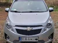 używany Chevrolet Spark 1.0 benzyna oszczędny 2011 srebrny sprawny