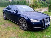 używany Audi A8 D4 . 2012 . Jasna skóra. Faktura VAT 23 % .