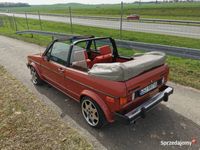 używany VW Golf Cabriolet mk1 USA 1985 klimatyzacja wspomaganie świetny stan 1.8 95km