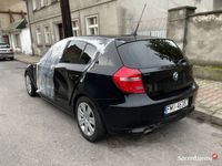 używany BMW 116 i E87 zarejestrowany, oryginalny lakier, uszkodzony