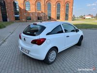 używany Opel Corsa E 1.4 2016r 215 tys. VAN VAT-1 w dowodzie, faktura VAT 23%
