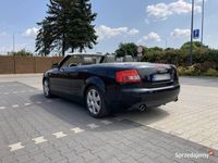 używany Audi A4 Cabriolet B6 3.0 V6 ASN 220km gaz LPG kabriolet czarny