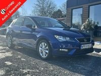 Używany Seat Leon 130 KM (95 kW) 2019 Niebieski ciemny (metalik) Hatchback