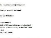 używany Renault Laguna III 2dm 140KM 2009r. 275 380km