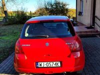 Używany Suzuki Swift 2007 Czerwony Hatchback