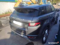 używany Land Rover Range Rover evoque uszkodzony