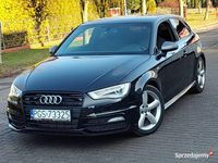Używany Audi A3 S-Line 150 KM (110 kW) 2013 Czarny Hatchback