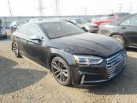 używany Audi S5 2018, 3.0L, 4x4, uszkodzony bok