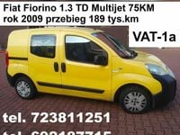 używany Fiat Fiorino 1.3 TD Multijet Moc 75KM 55kW rok 2009 189 tys.