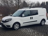 używany Fiat Doblò II MAXI 5 OSÓB DŁUGI KLIMA 6-BIEGÓW KRAJOWY 2xDRZWI BOCZNE PRZESUWNE