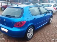 używany Peugeot 307 2.0 benzyna 2002r skóry klima zamiana