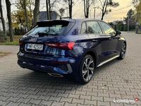 Używany Audi A3 Sportback S-Line 2021 Niebieski Hatchback