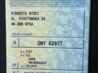 Używany Fiat Talento 2018 Minivan