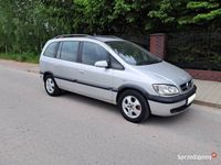 używany Opel Zafira 2.0DTI 101KM 2001r 1wł 7os Klima Relingi Ładna