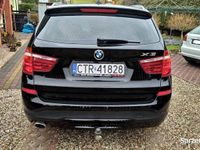 używany BMW X3 2017r Czarna Mały Przebieg 2.0D sDrive