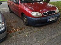 Używany Chevrolet Lanos 2001 Bordowy Sedan/Limuzyna