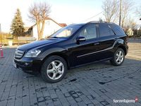 używany Mercedes ML320 CDI 4 MATIC 224KM SKÓRA CLIMATRONIC PARKTRONIC CZARNA PERŁA