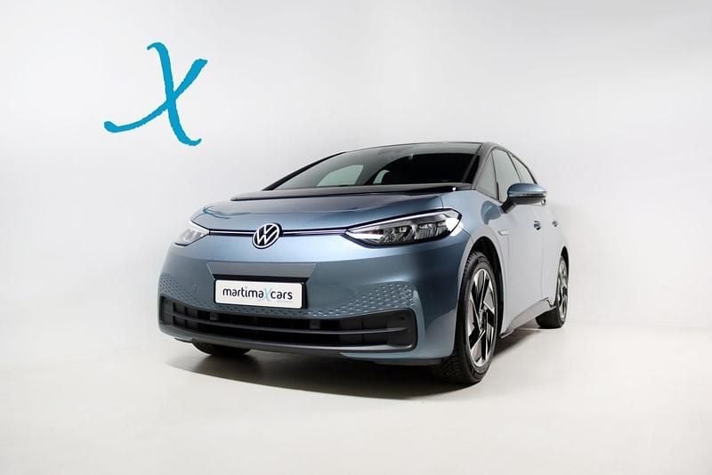 Azul Usado 2021 VW ID.3 Pure Citadino | € 22.900 - Imagem 1/4