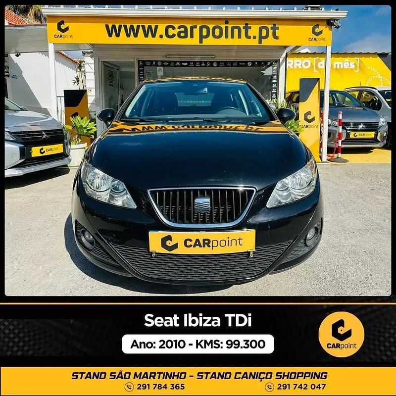 Preto Usado 2010 Seat Ibiza Citadino | € 10.900 (Caro) - Imagem 1/4