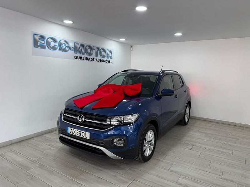 Azul Usado 2022 VW T-Cross SUV | € 17.900 (Preço justo) - Imagem 1/4