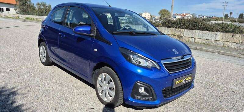 Azul Usado 2018 Peugeot 108 Active Citadino | € 8.750 (Preço justo) - Imagem 1/4