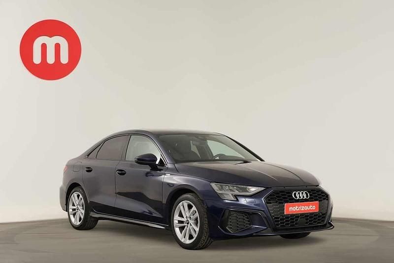 Azul Usado 2021 Audi A3 e-tron Citadino | € 26.999 - Imagem 1/4