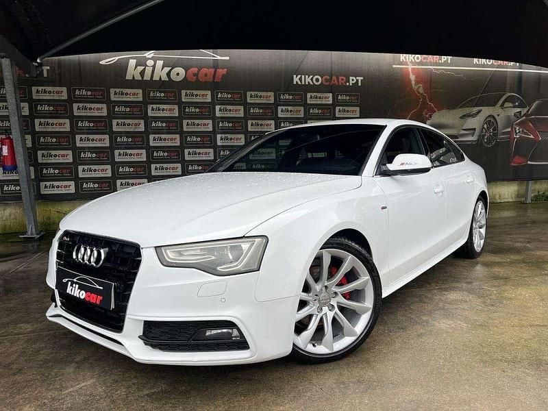Branco Usado 2014 Audi A5 Sportback Citadino | € 19.990 (Caro) - Imagem 1/4
