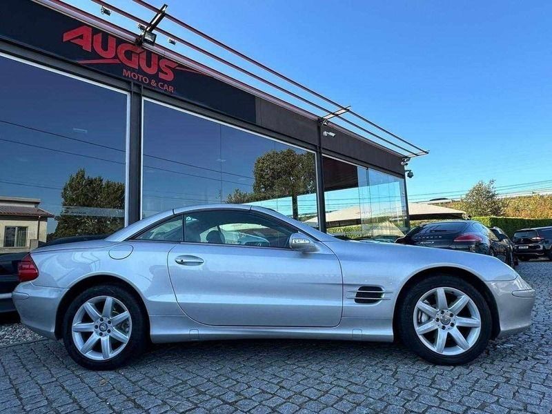 Usado Mercedes SL350 245 HP (180 kW) 2003 Cinzento Cabrios