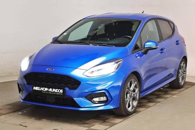 Azul Usado 2020 Ford Fiesta Citadino | € 11.750 - Imagem 1/4