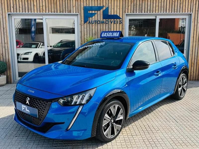 Azul Usado 2020 Peugeot 208 GT-line Citadino | € 16.990 (Preço elevado) - Imagem 1/4