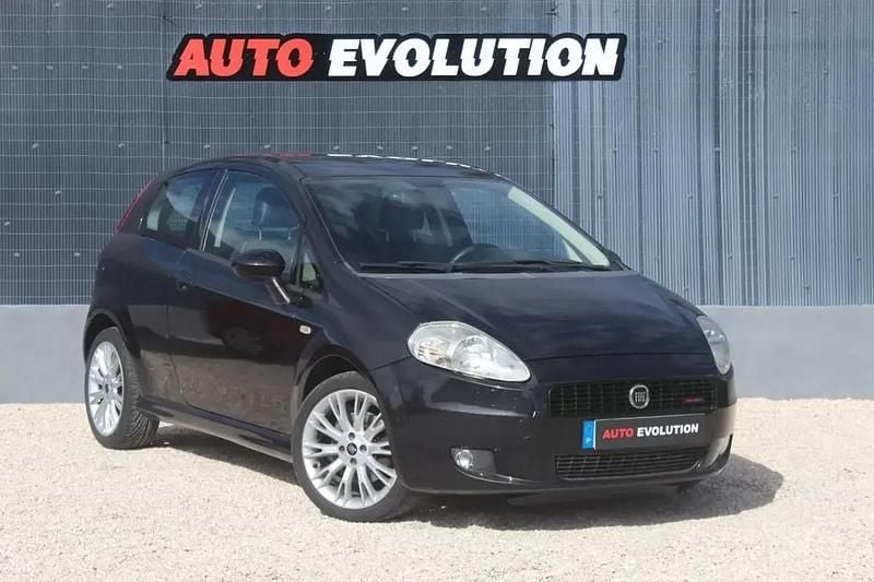 Preto Usado 2008 Fiat Grande Punto Sport Citadino | € 5.900 (Preço justo) - Imagem 1/4