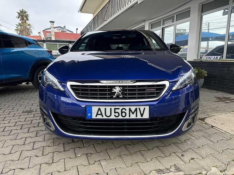 Usado Peugeot 308 SW 130 HP (95 kW) 2017 Azul Carrinha