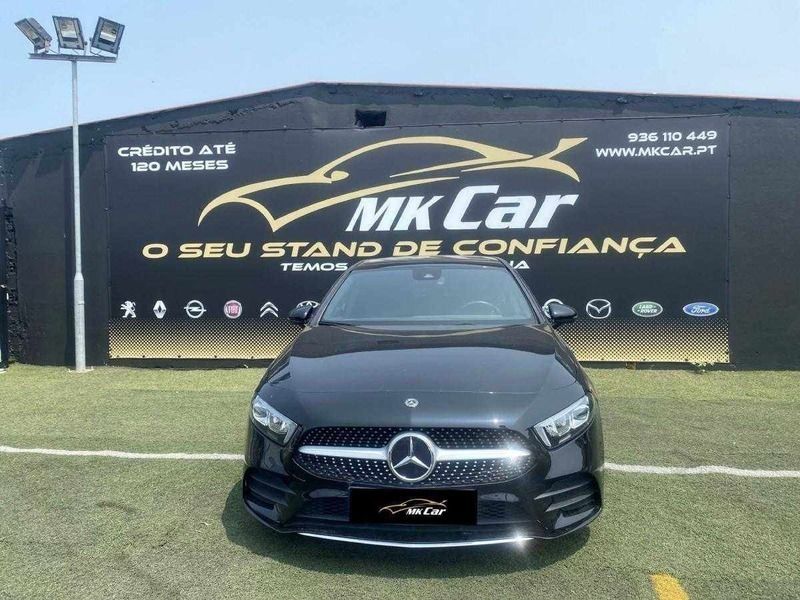 Preto Usado 2019 Mercedes A180 AMG line Citadino | € 33.980 - Imagem 1/4