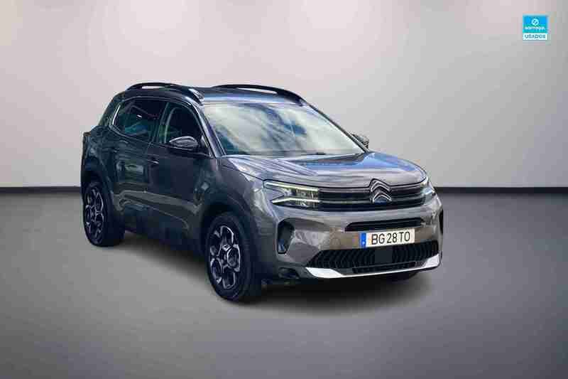 Cinzento Usado 2024 Citroën C5 Aircross PureTech SUV | € 27.490 (Preço justo) - Imagem 1/4