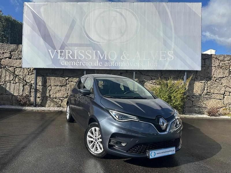 Cinza Usado 2020 Renault Zoe Intens Citadino | € 17.950 (Caro) - Imagem 1/4