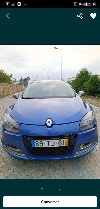 Azul Usado 2013 Renault Mégane GrandTour Carrinha | € 6.000 (Super Preço) - Imagem 1/4